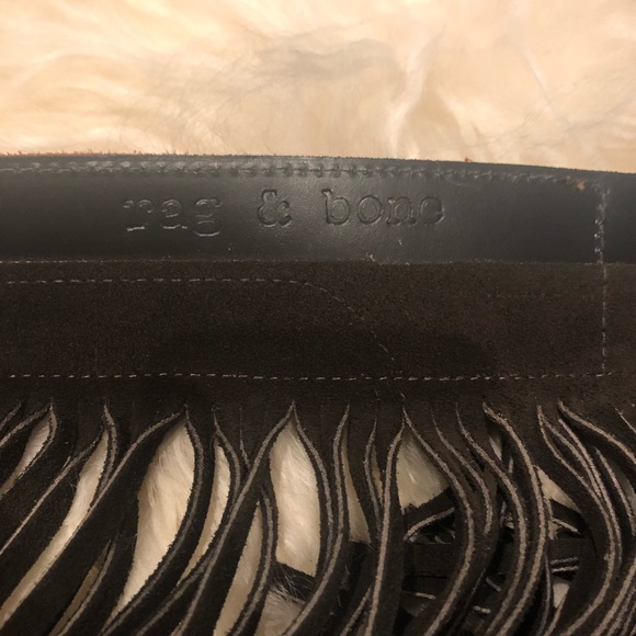 Rag & Bone suede “Sami” fringe belt - Picture 7 of 7